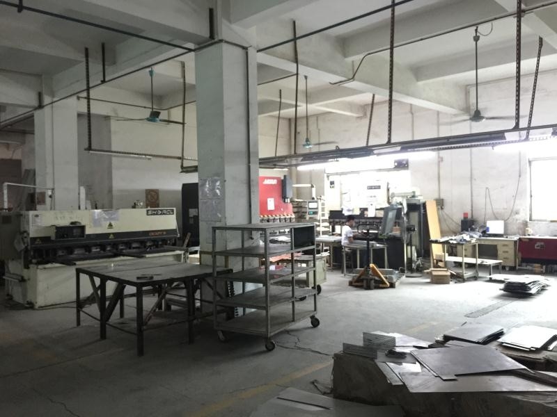 Guangzhou Ansheng Display Shelves Co.,Ltd Hersteller Produktionslinie