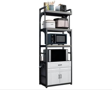 5 der Edelstahl-Küchen-Gestell-Regal-Schichten Mikrowellen-Oven Cabinet