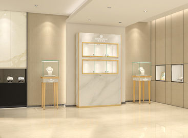 Eleganter Dekorations-Juweliergeschäft-Schaukasten-Kiosk für Schmuck 1000*350*1800mm